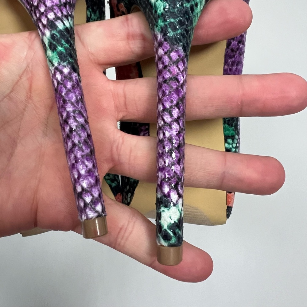 Steven Madden Nala Snake Print Platform Size 8.5 - image 7